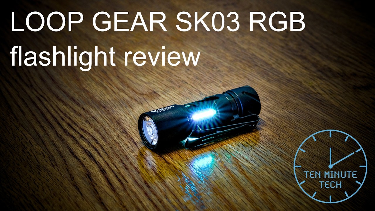 Loop Sk03 LOOP GEAR SK03 RGB flashlight review - YouTube
