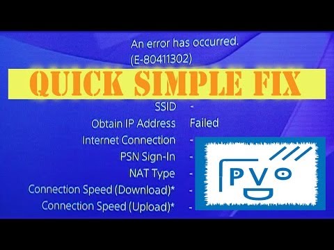 PS4: How to Fix Error E-80411302