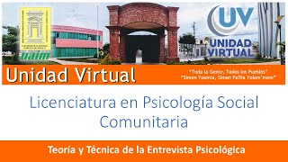Sesión 1.- Teoría y Técnica de la Entrevista Psicológica Sesión 1.- Teoría y Técnica de la Entrevista Psicológica