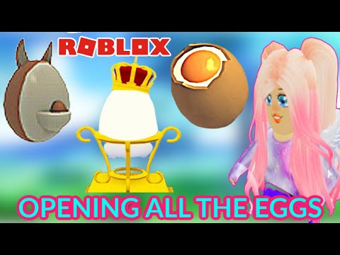 Hatching All The Eggs In Roblox Adopt Me Youtube - alien egg of goo and slime roblox