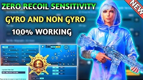 ZERO RECOIL SENSITIVITY SETTING 1.8.0 GYRO AND NON GYRO 100% WORKING.