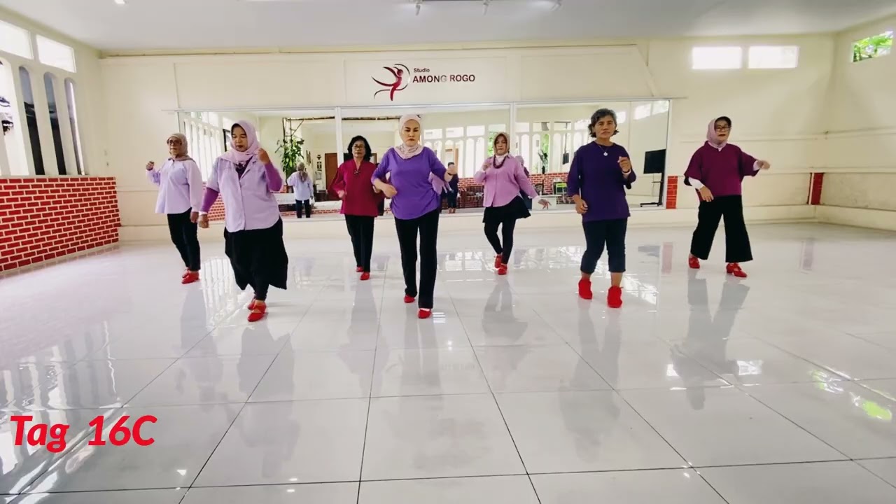 Cha Cha Mi Amore- Line Dance-C32 W2-Choreo Junghye Yoon ( Kor )- Among Rogo studio Class practise