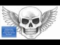 How to Draw a Skull with Wings (Part 1 of 2)