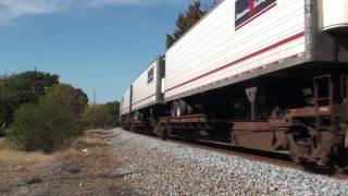 KCS SD70ACe #4051 leads NS 220 at Wellborn, Alabama