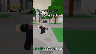 megumi running tech #jjs #jujtsukaisen #roblox #jujutsushenanigans