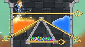 Hero Rescue : How to loot & Pull the Pin Him Out - All Levels