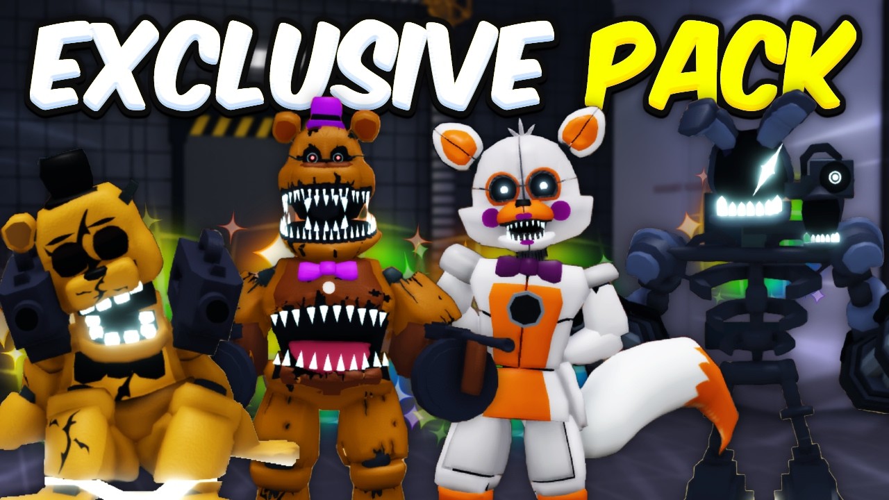 I Used EVERY Exclusive Pack Unit.. (Five Nights TD) - YouTube