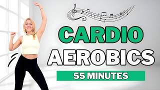 55 Min Dance Cardio Aerobics For Weight Losssteady State Cardio Aerobics  Zone 2mashup Party