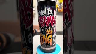 Custom Tumbler Love what I do with my crafting #tumblertemplate #customcups #personalizedcups #diy