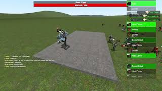 GMOD NPC Battles: TF2 MvM Robots VS HL2 Zombies