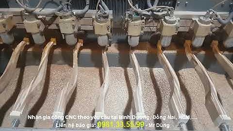 Xưởng gia công CNC gỗ 4 trục giá rẻ | Nhận Gia Công CNC Gỗ