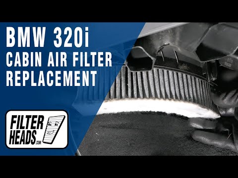 How to Replace Cabin Air Filter 2015 BMW 320i | AQ1238C - YouTube