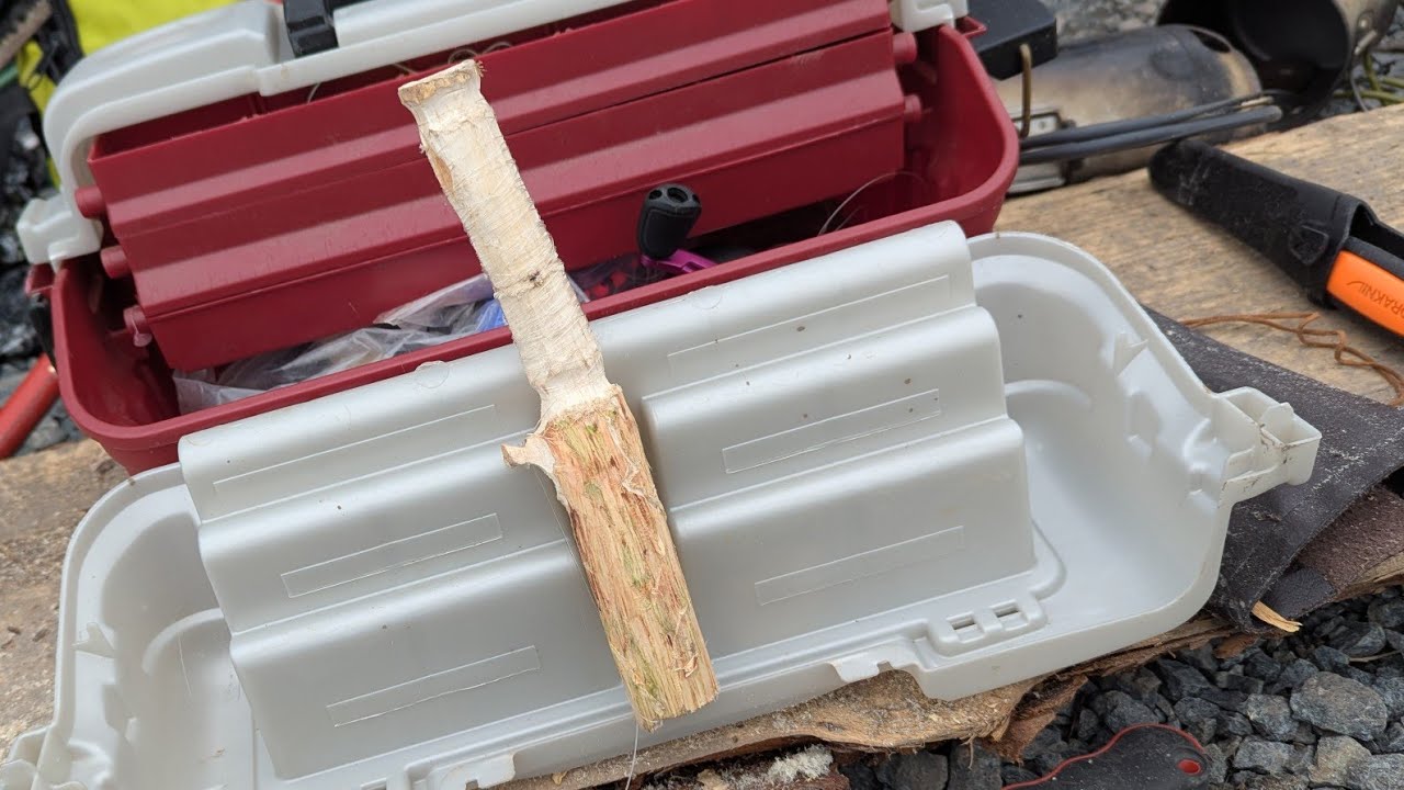 Hobo Rod Diy Hand fishing rod: The Hobo fishing rod - YouTube