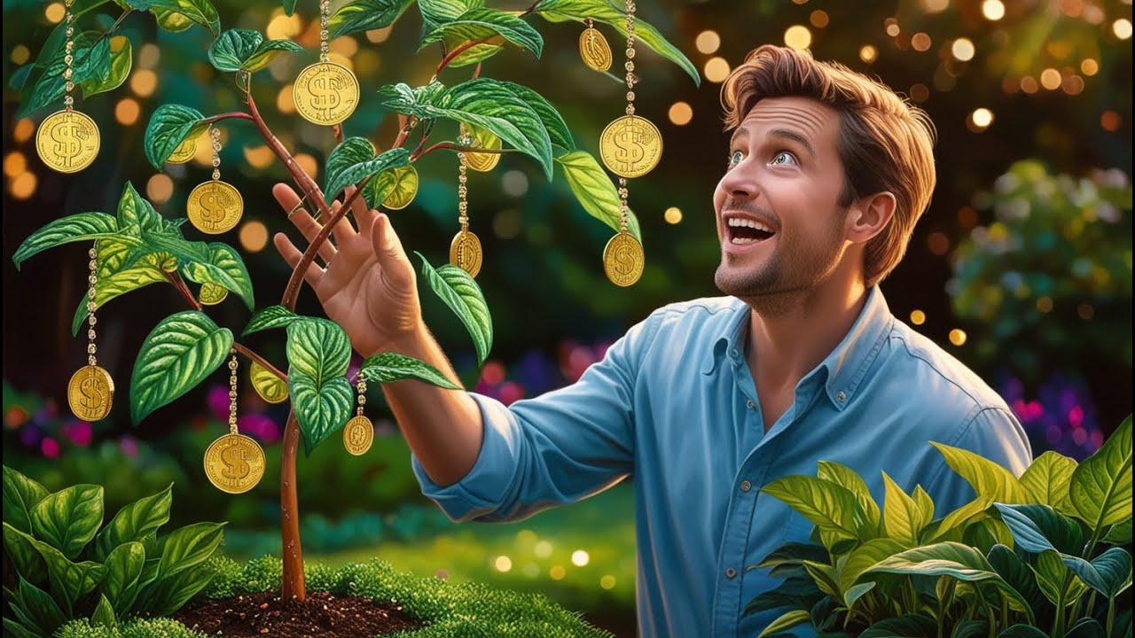 A man found out a way to grow Dollar at plant