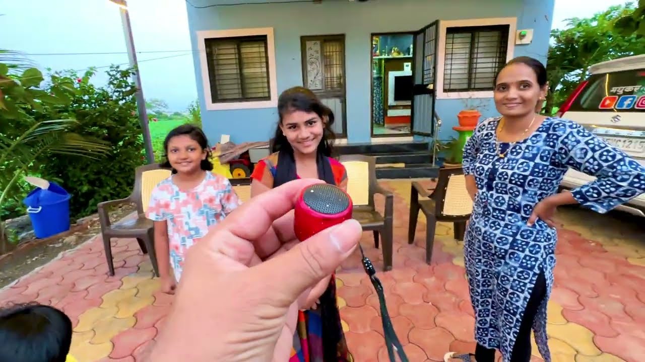 Sangit khurchi kheltana ghost aala 🫢