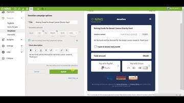 How to set up a “Donate” button on your NING network
