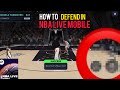BEST DEFENSE TIPS IN NBA LIVE MOBILE