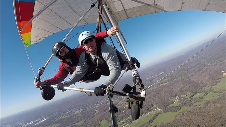 Frank Cardillo Tandem Hang Gliding at Lookout Moun...