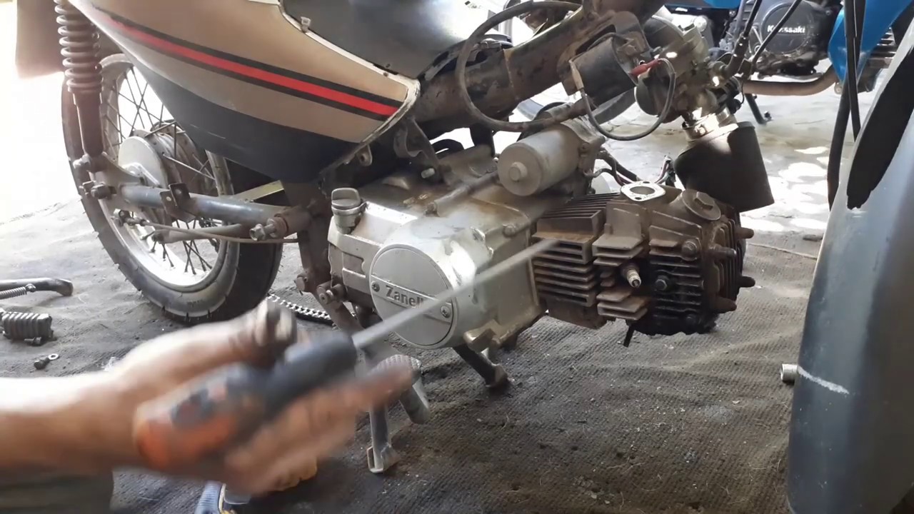 motor zanella 110 bajada YouTube