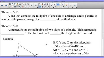 Lesson 5.3 Theorems Involving Parallel Lines