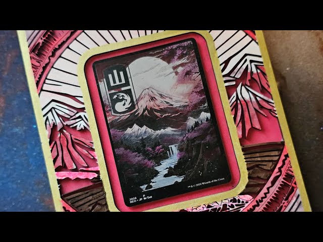 metal engraved mtg cards Stainless Steel Cat Token