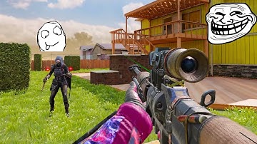 Acting like a BOT in 1v1 then POPPING OFF with a SNIPER