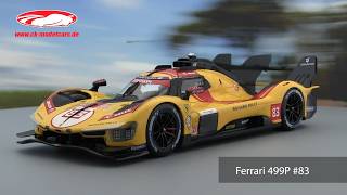 Bburago 1:18 Ferrari 499P #83 Winner 24h LeMans 2025 Kubica, Ye