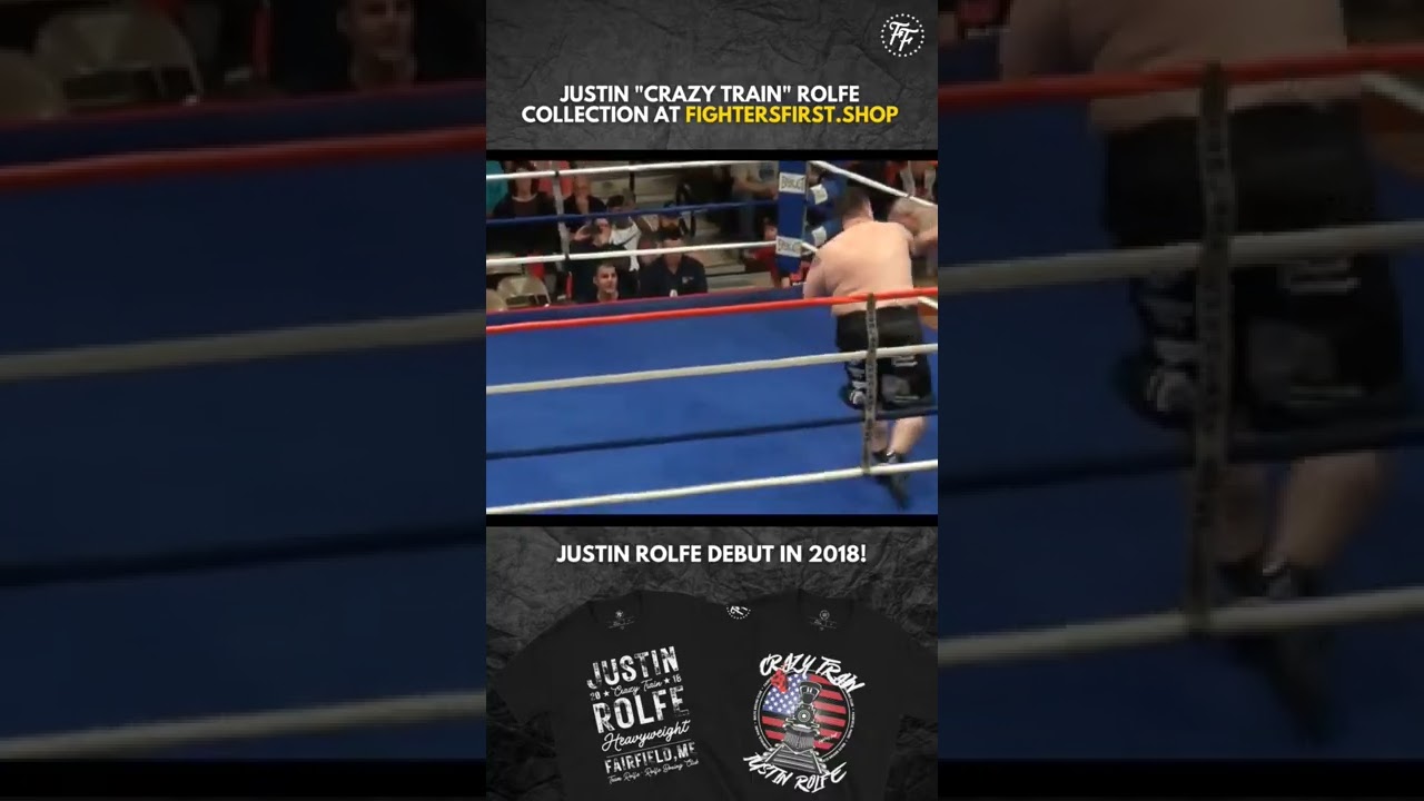 Justin "Crazy Train" Rolfe made his pro boxing debut at heavyweight in 2018!