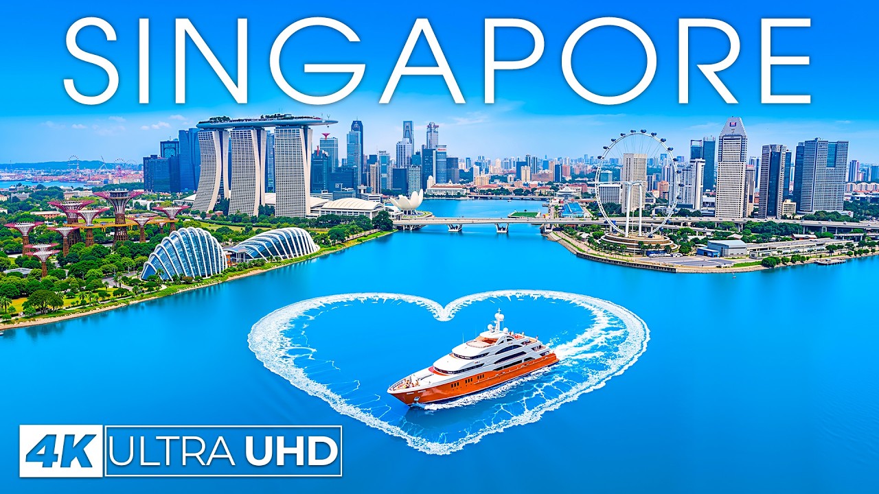 [4K] Singapore 2026 🇸🇬 Discover Singapore’s Iconic Skyline & Gardens with Deep House Chill
