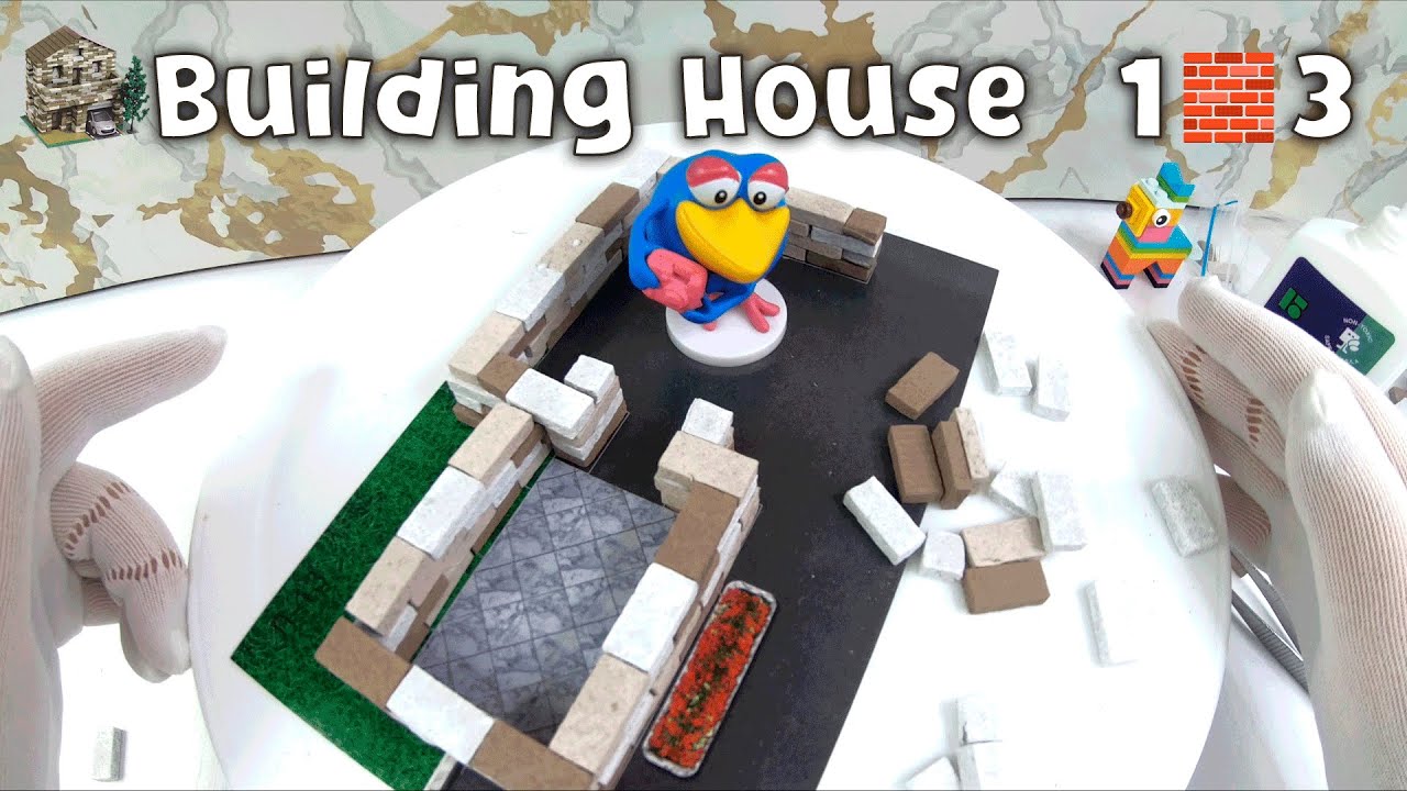 Building House with Mini Bricks - Variant 1 Part 3