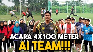 4X100 METER LARIAN AI TEAM VS A B C !!! SIAPA TEAM PECUT AI TEAM ??? screenshot 5