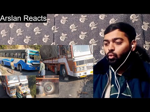 Heavy Load Truck Struggling Driver Ghat Road Help Them To Rescue Reaction