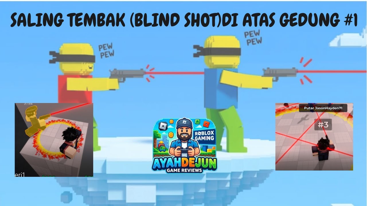 SALING TEMBAK(BLIND SHOT) DI ATAS GEDUNG seri1 