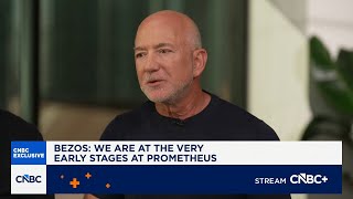 Download lagu Prometheus CO-CEO Jeff Bezos: AI will result in labor scarcity, will raise standard of living