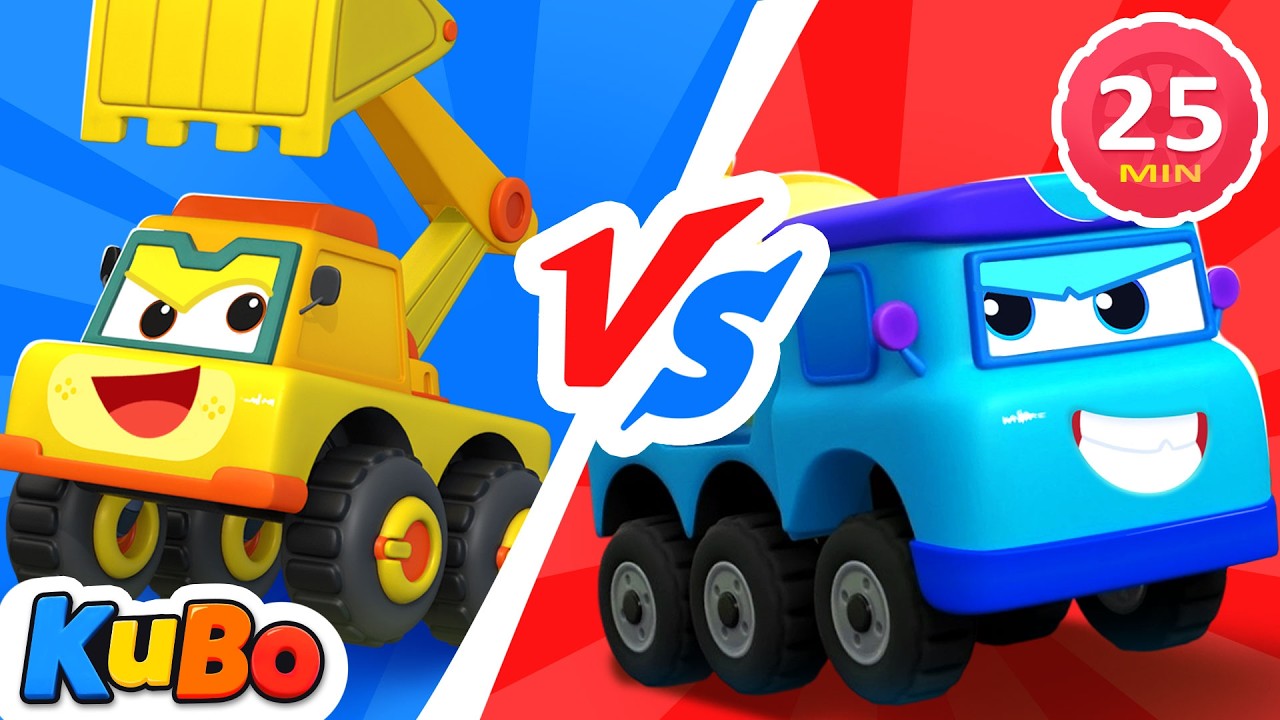 Awesome Big Machines Show Off Their Amazing Skills🏆| Educational Cartoons for Kids - Kubo