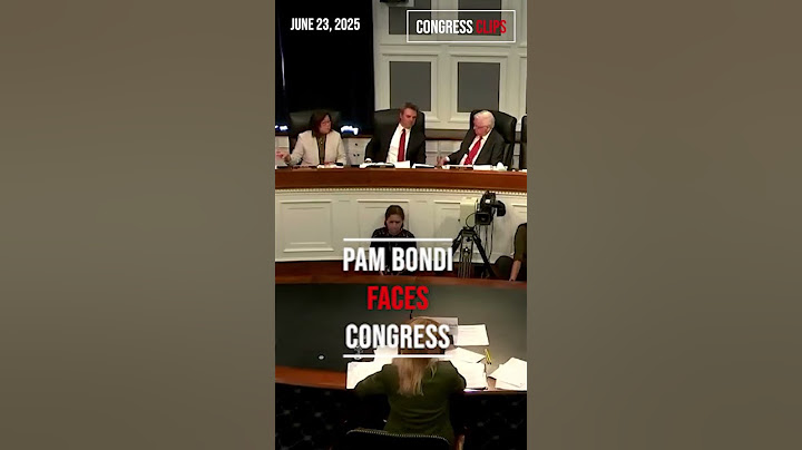 Bondi Seeks Time to Respond as Ivey Interrupts During DOJ Budget Hearing