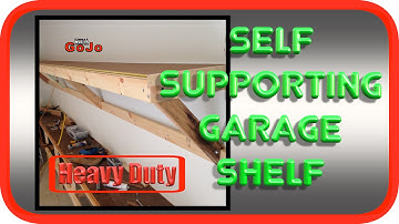 Garage Shelf | Self Supporting Wall Hung Suspended & Heavy Duty | How To DIY