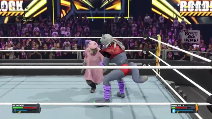 WWE 2K24: Roxanne Wolf VS. Big Bad Wolf: Round 1