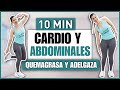 QUEMA GRASA con esta RUTINA de CARDIO y ABDOMINALES DE PIE | NatyGlossGym