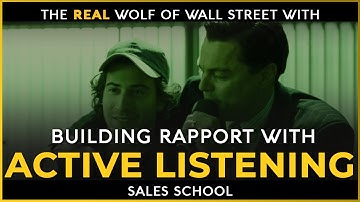Building Rapport With Active Listening | Sales School Free Training | Sales School