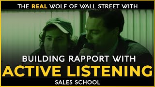 Building Rapport With Active Listening | Sales School Free Training | Sales School