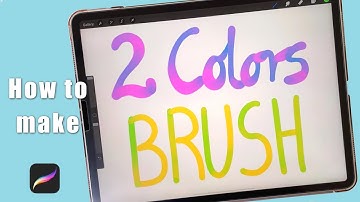 How to make Color Changing Brush in Procreate tutorial