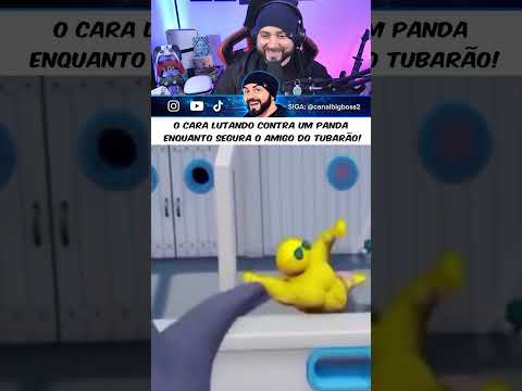 🤣 O cara LUTANDO com o PANDA e salvando o AMIGO do TUBARÃO!