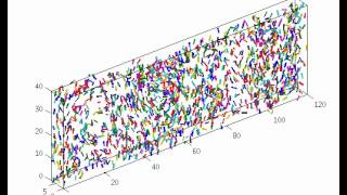 Falling fibres