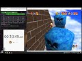 [PB] Super Mario 64 Randomizer - 70 Star, Non-Stop, Random Seed, Normal Speedrun in 37m 6s