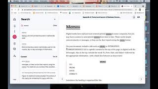 Memo Assignment