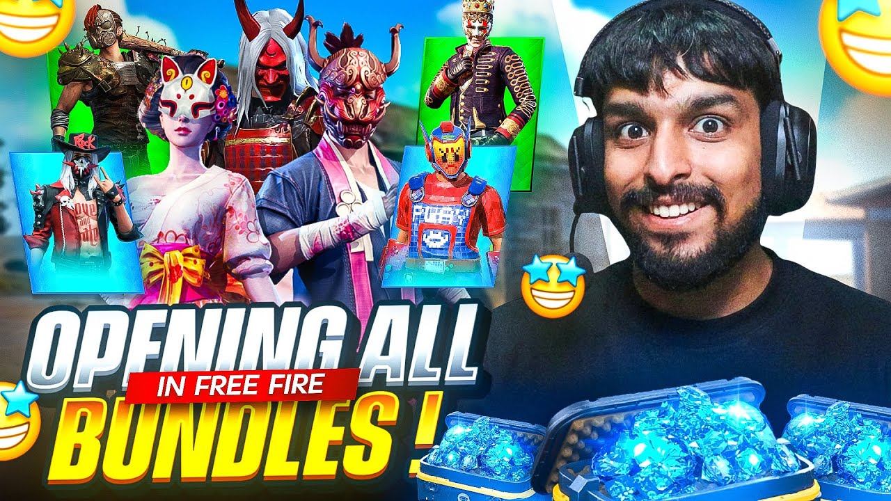 Opening All Bundles In FreeFire 😍🔥 FOUND SOME RARE ITEMS? 😨 - Singh Gaming