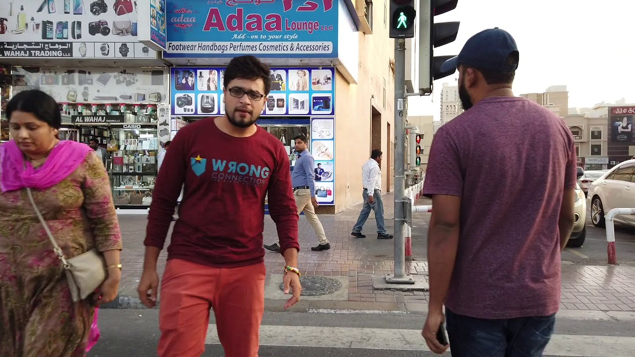 Dubai Evening Virtual Tour UAE / Opp. Grand Mosque, Al Fahidi St to ADCB Metro Station / 27 Jan 2019