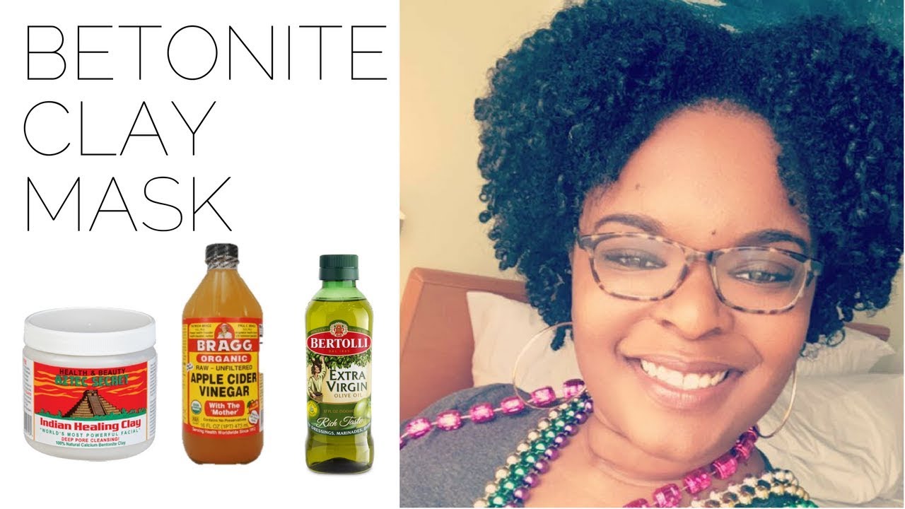 Bentonite Clay Mask on Natural Hair Demo Janisha Travels YouTube