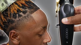 High Taper With Dreads 🔥💈Haircut